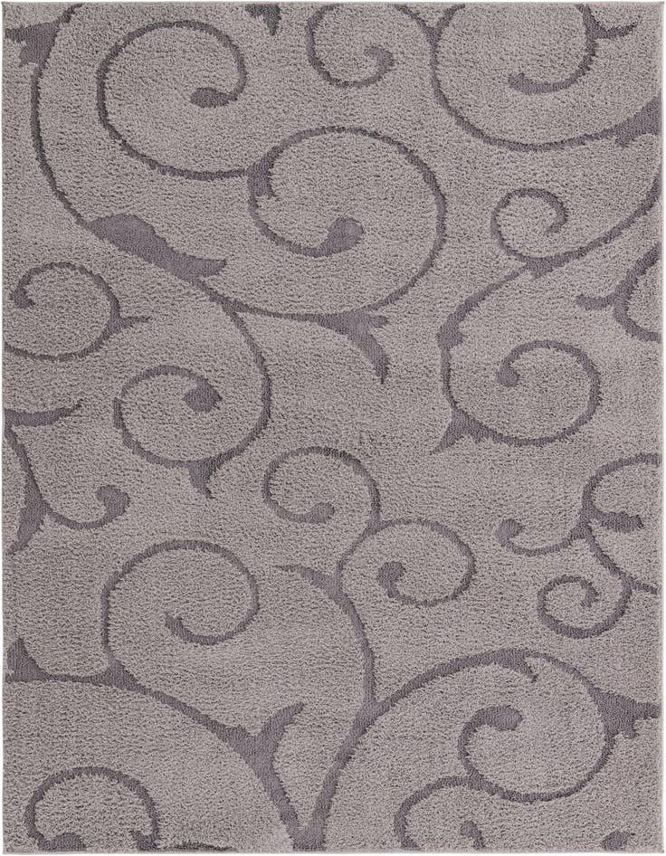 Detail image of 5' x 8' Floral Shag Rug