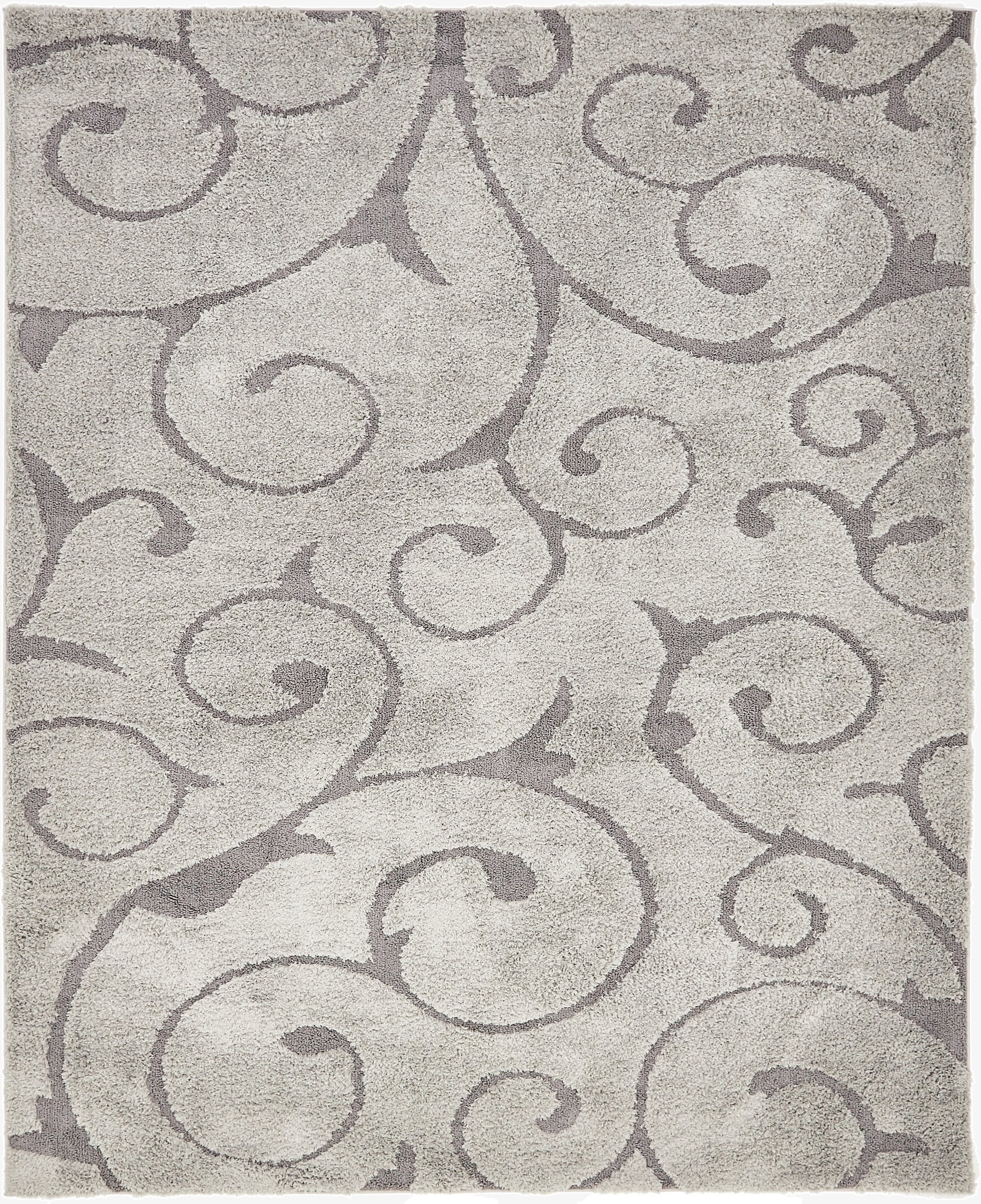 8' x 10' Floral Shag Rug