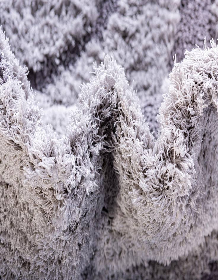 Detail image of 2' x 6' 9 Botanical Shag Runner Rug