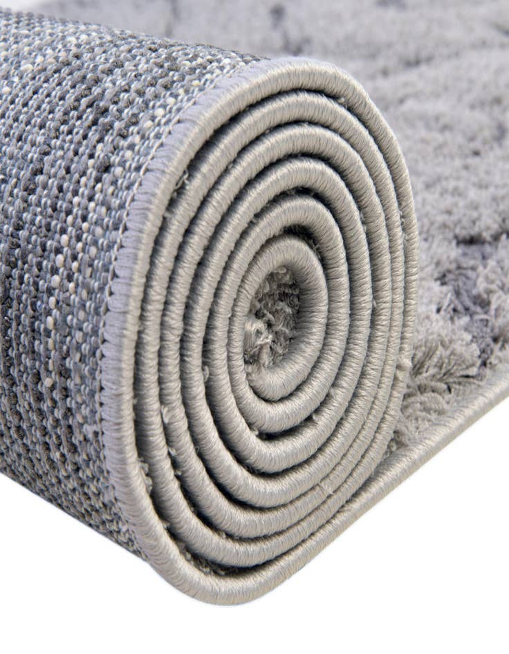 Detail image of 2' x 6' 9 Botanical Shag Runner Rug