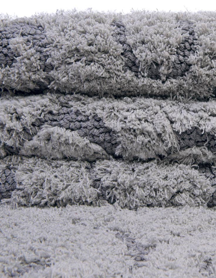 Detail image of 2' 7 x 10' Floral Shag Runner Rug