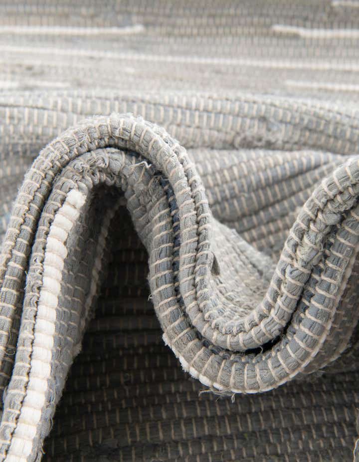 2' 2 x 3' 7 Hand Woven Chindi Cotton Hearth Rug