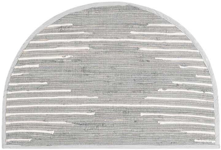 2' 2 x 3' 7 Hand Woven Chindi Cotton Hearth Rug