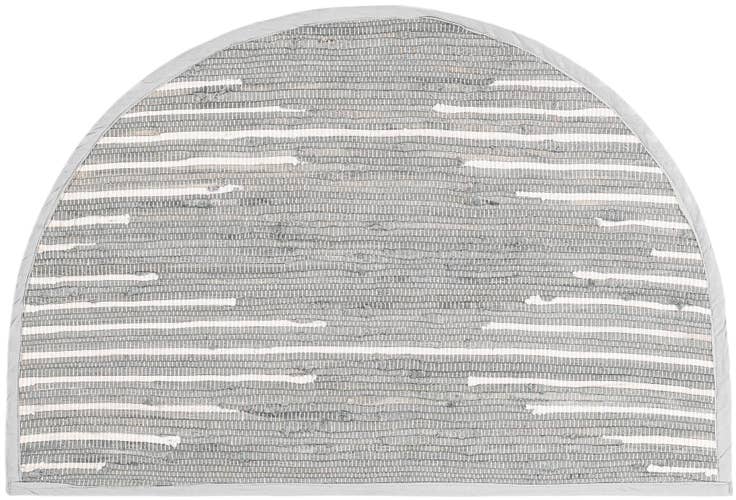 Detail image of 2' 2 x 3' 7 Hand Woven Chindi Cotton Hearth Rug