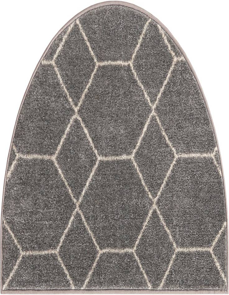 Detail image of 2' 2 x 3' 7 Lattice Frieze Hearth Rug