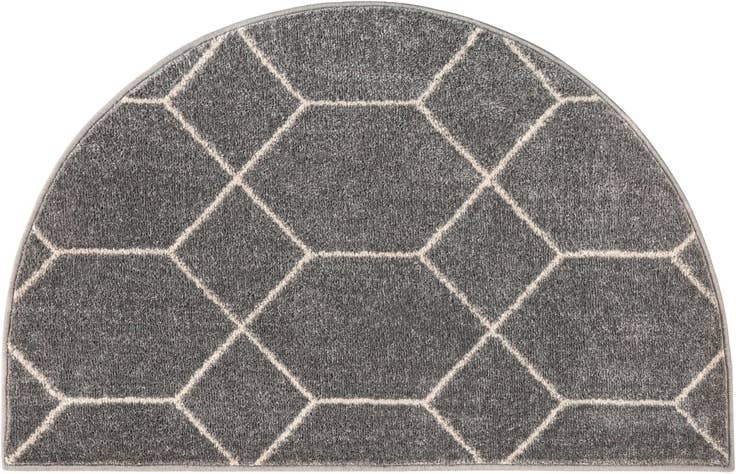 Detail image of 2' 7 x 4' Lattice Frieze Hearth Rug
