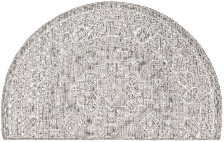 2' 7 x 4' Easy-Clean Aztec Indoor / Outdoor Hearth Rug