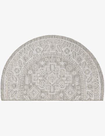 2' 7 x 4' Easy-Clean Aztec Indoor / Outdoor Hearth Rug