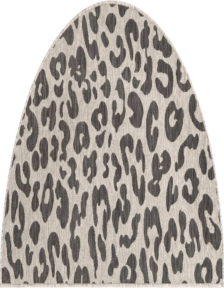 Detail image of 3' x 6' Easy-Clean Safari Indoor / Outdoor Hearth Rug