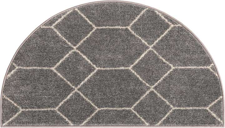 2' 2 x 3' 7 Trellis Frieze Hearth Rug