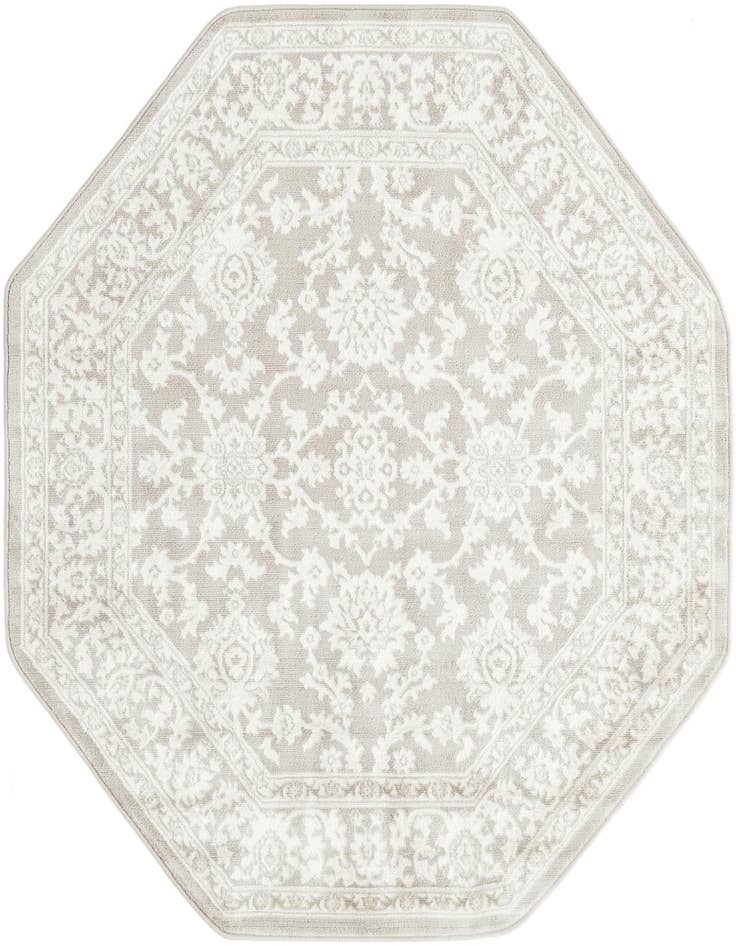 Detail image of 5' 3 x 5' 3 Charlotte Octagon Rug