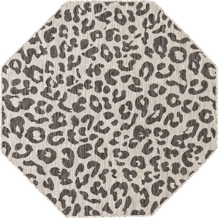 5' 3 x 5' 3 Easy-Clean Safari Indoor / Outdoor Octagon Rug