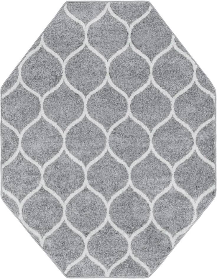 Detail image of 5' 3 x 5' 3 Trellis Frieze Octagon Rug