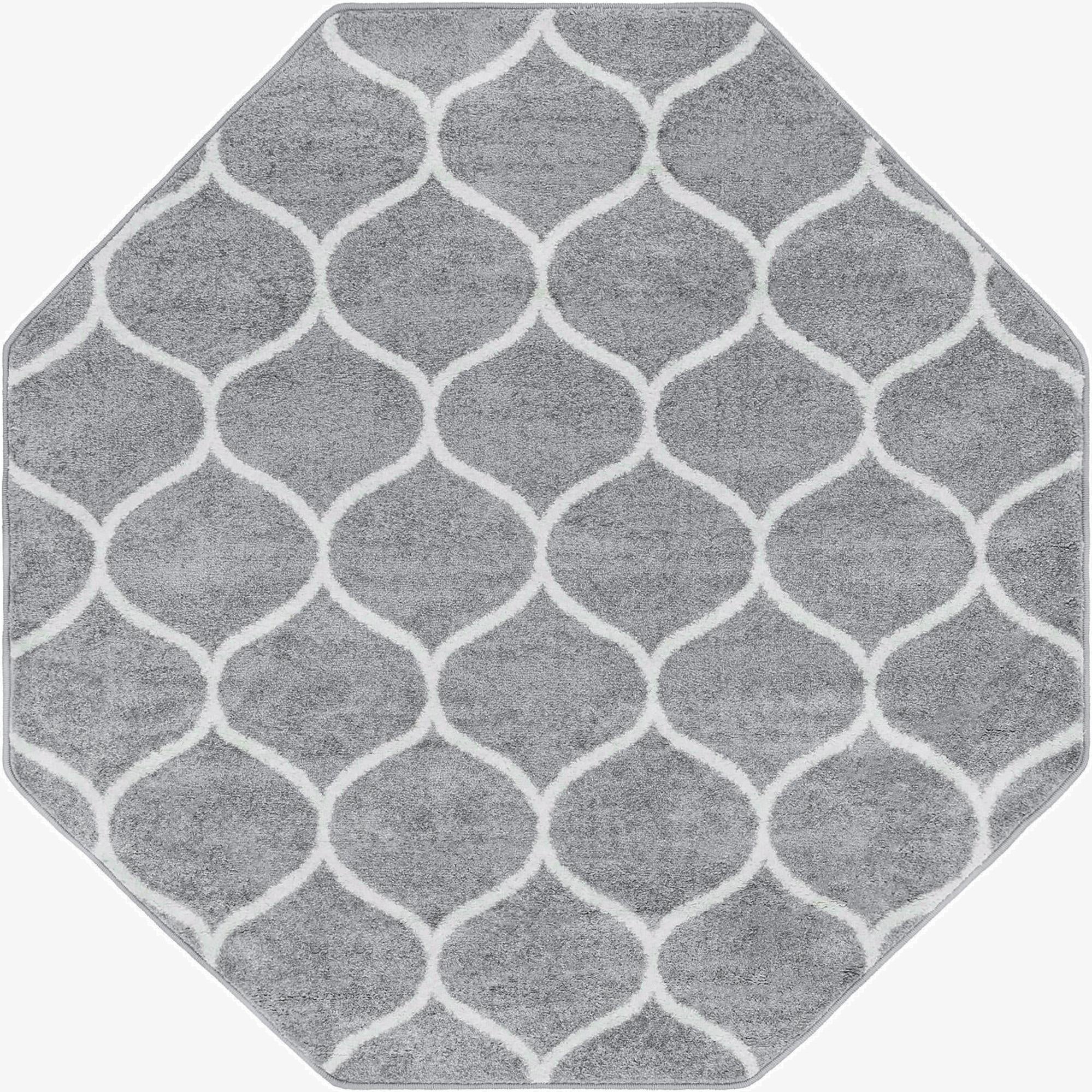 Primary image 5' 3 x 5' 3 Trellis Frieze Octagon Rug