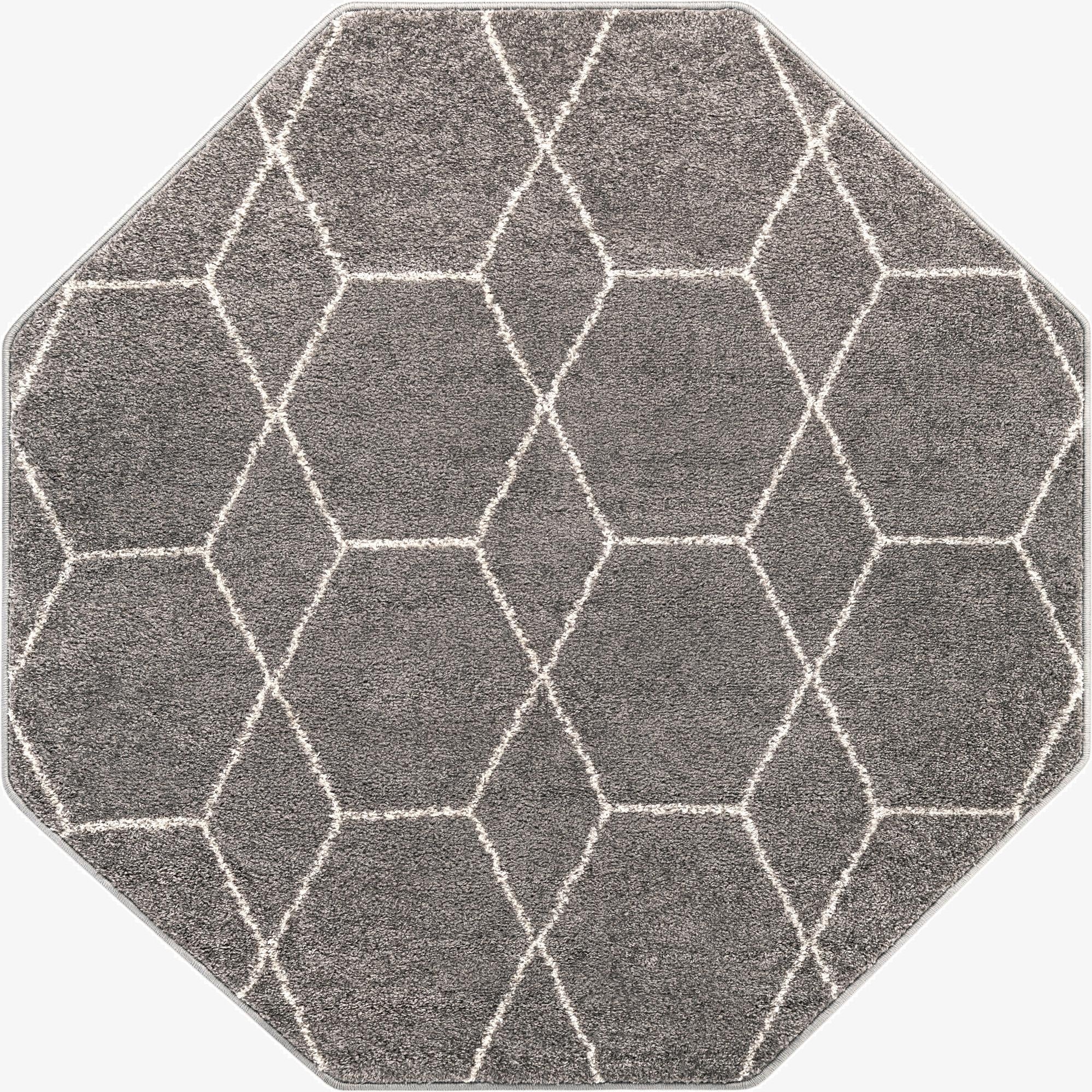 Primary image 5' 3 x 5' 3 Trellis Frieze Octagon Rug