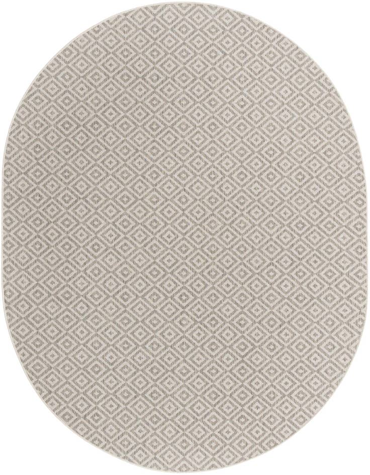 Detail image of 7' 10 x 10' Easy-Clean Jill Zarin Costa Rica Indoor / Outdoor Oval Rug