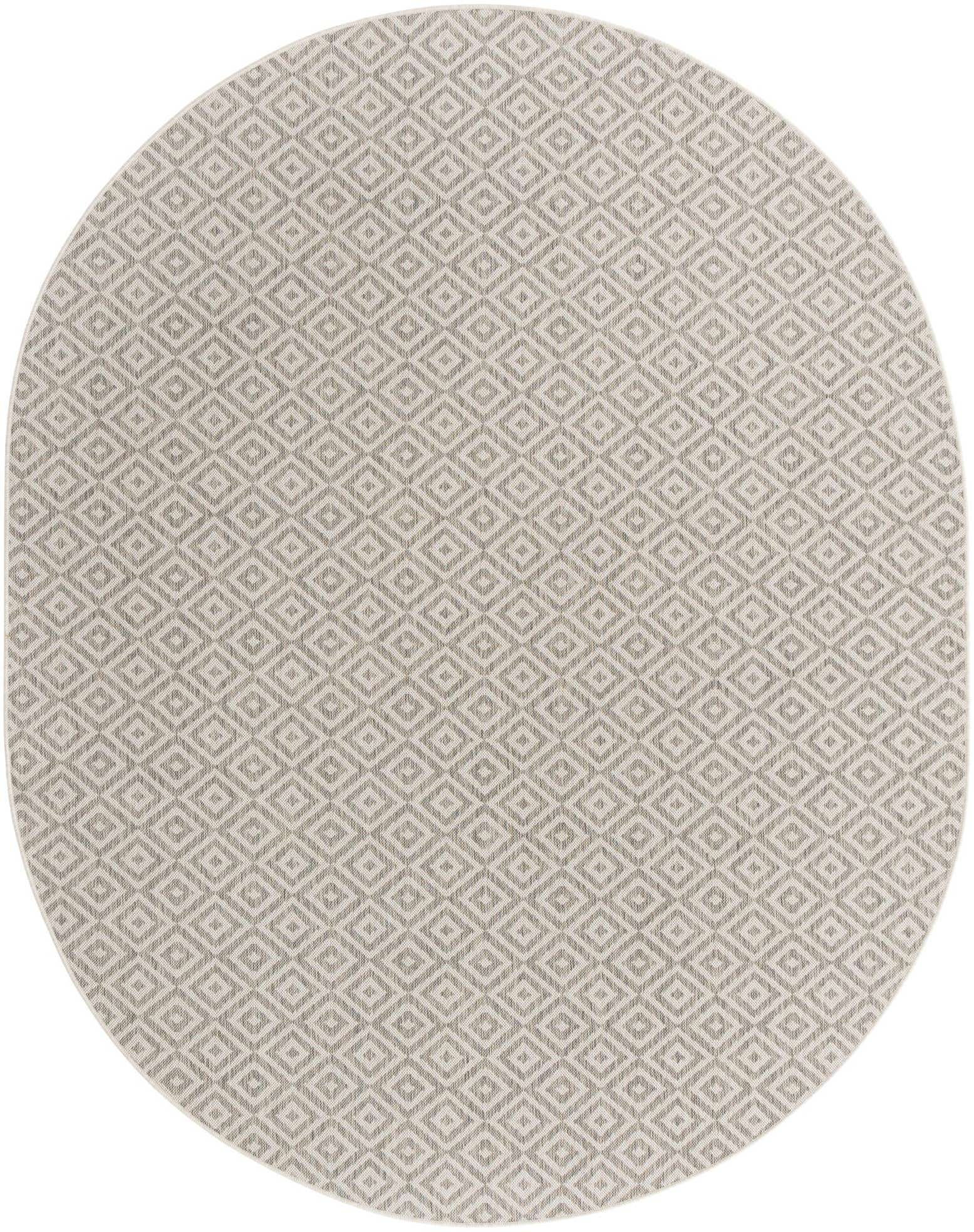 7' 10 x 10' Easy-Clean Jill Zarin Costa Rica Indoor / Outdoor Oval Rug