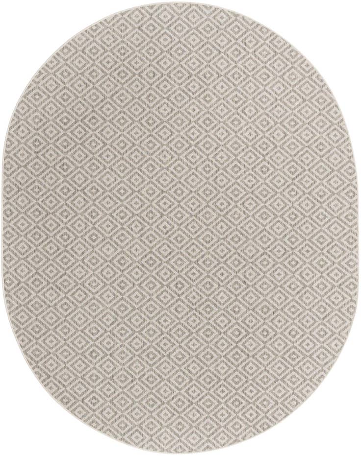 Detail image of 7' 10 x 10' Easy-Clean Jill Zarin Costa Rica Indoor / Outdoor Oval Rug