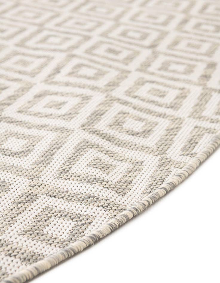 Detail image of 7' 10 x 10' Easy-Clean Jill Zarin Costa Rica Indoor / Outdoor Oval Rug