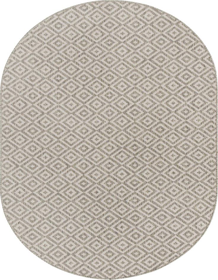 Detail image of 5' 3 x 8' Easy-Clean Jill Zarin Costa Rica Indoor / Outdoor Oval Rug