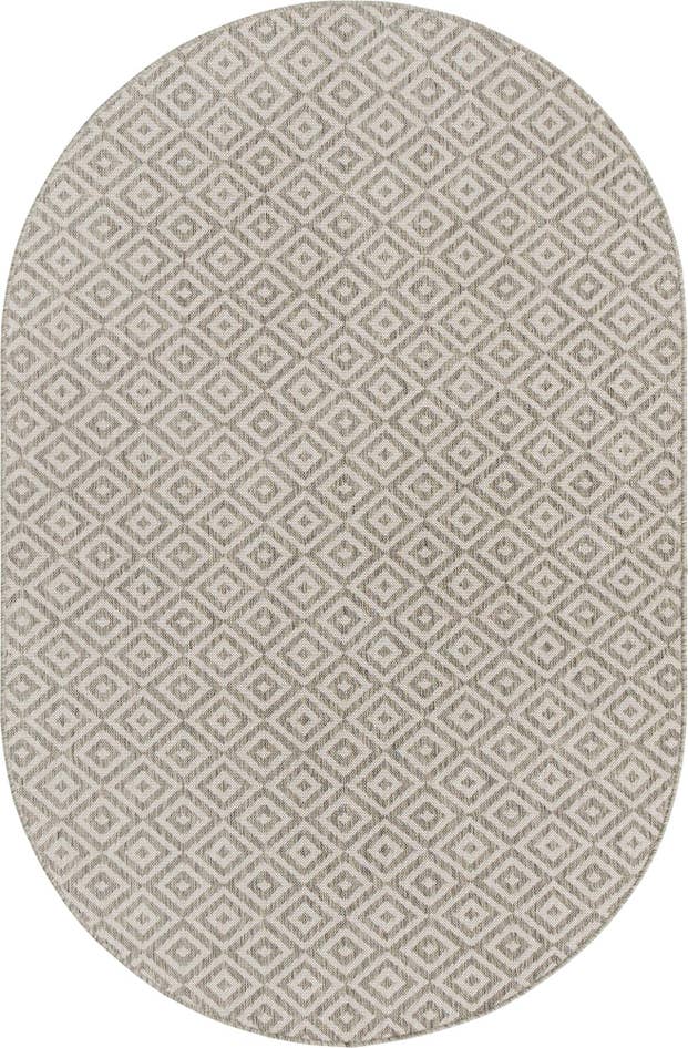 Detail image of 5' 3 x 8' Easy-Clean Jill Zarin Costa Rica Indoor / Outdoor Oval Rug
