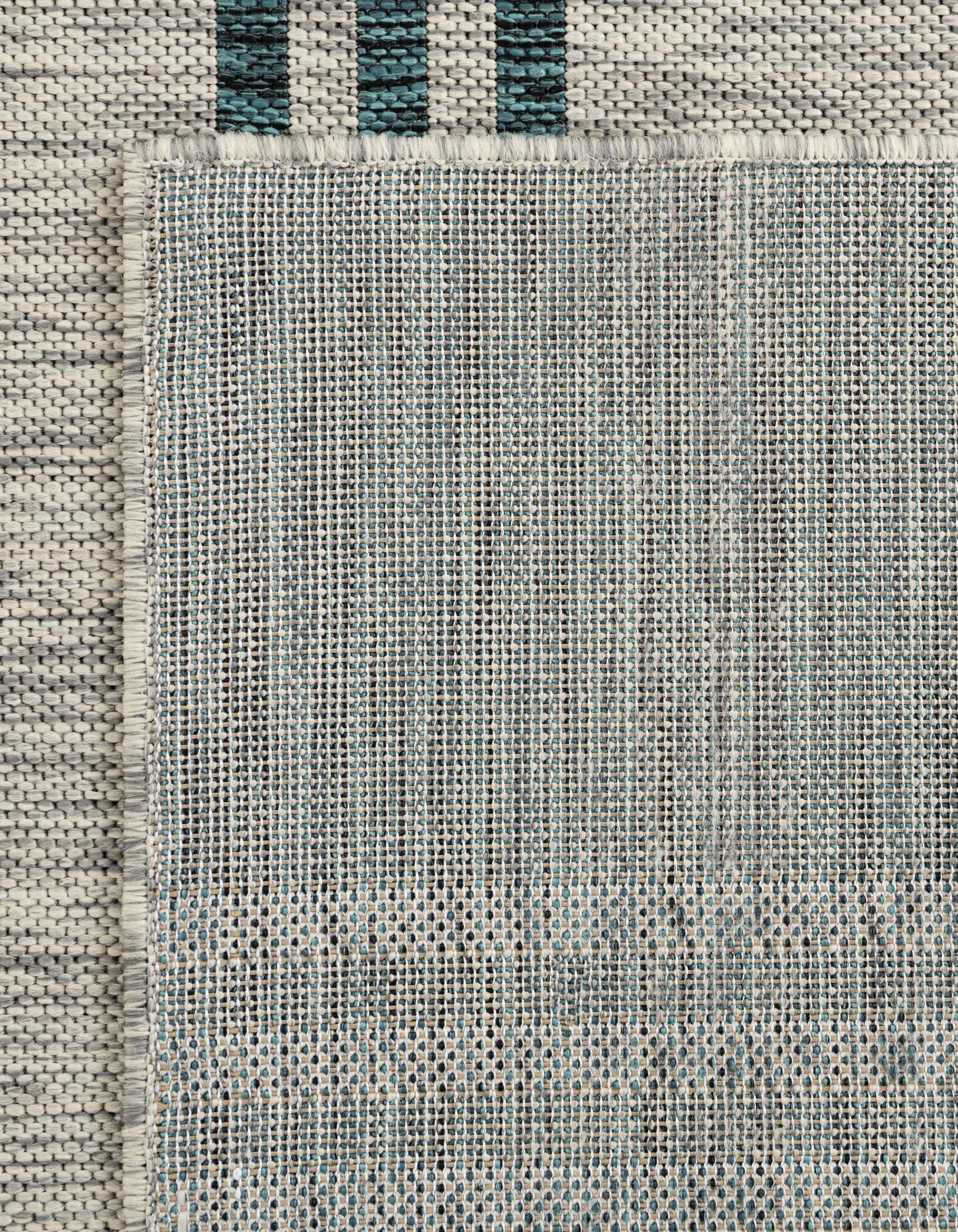 5' 3 x 8' Easy-Clean Jill Zarin Anguilla Indoor / Outdoor Oval Rug