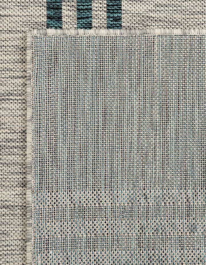 5' 3 x 8' Easy-Clean Jill Zarin Anguilla Indoor / Outdoor Oval Rug