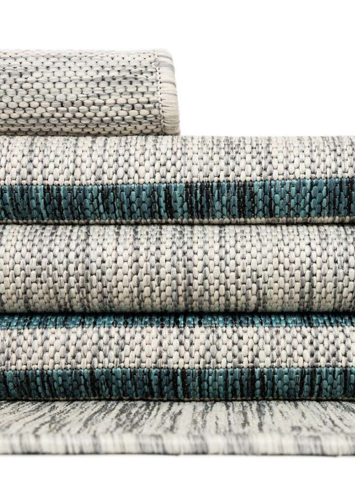 7' 10 x 10' Easy-Clean Jill Zarin Anguilla Indoor / Outdoor Oval Rug