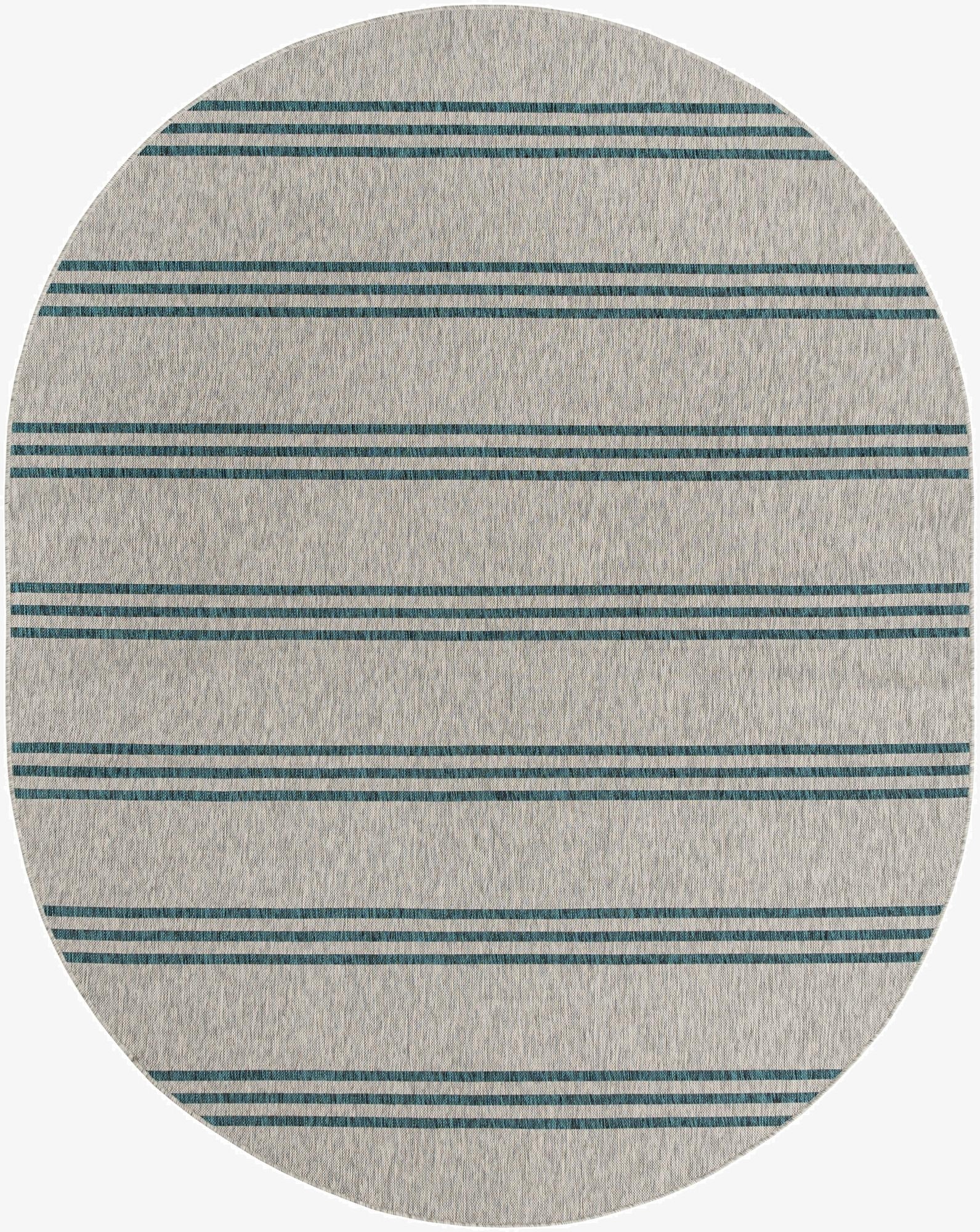 7' 10 x 10'  Washable Jill Zarin Anguilla Indoor / Outdoor Oval Rug