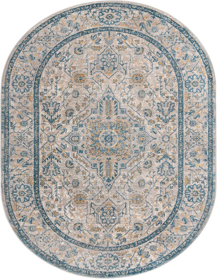 Detail image of 5' 3 x 8' Lola Oval Rug