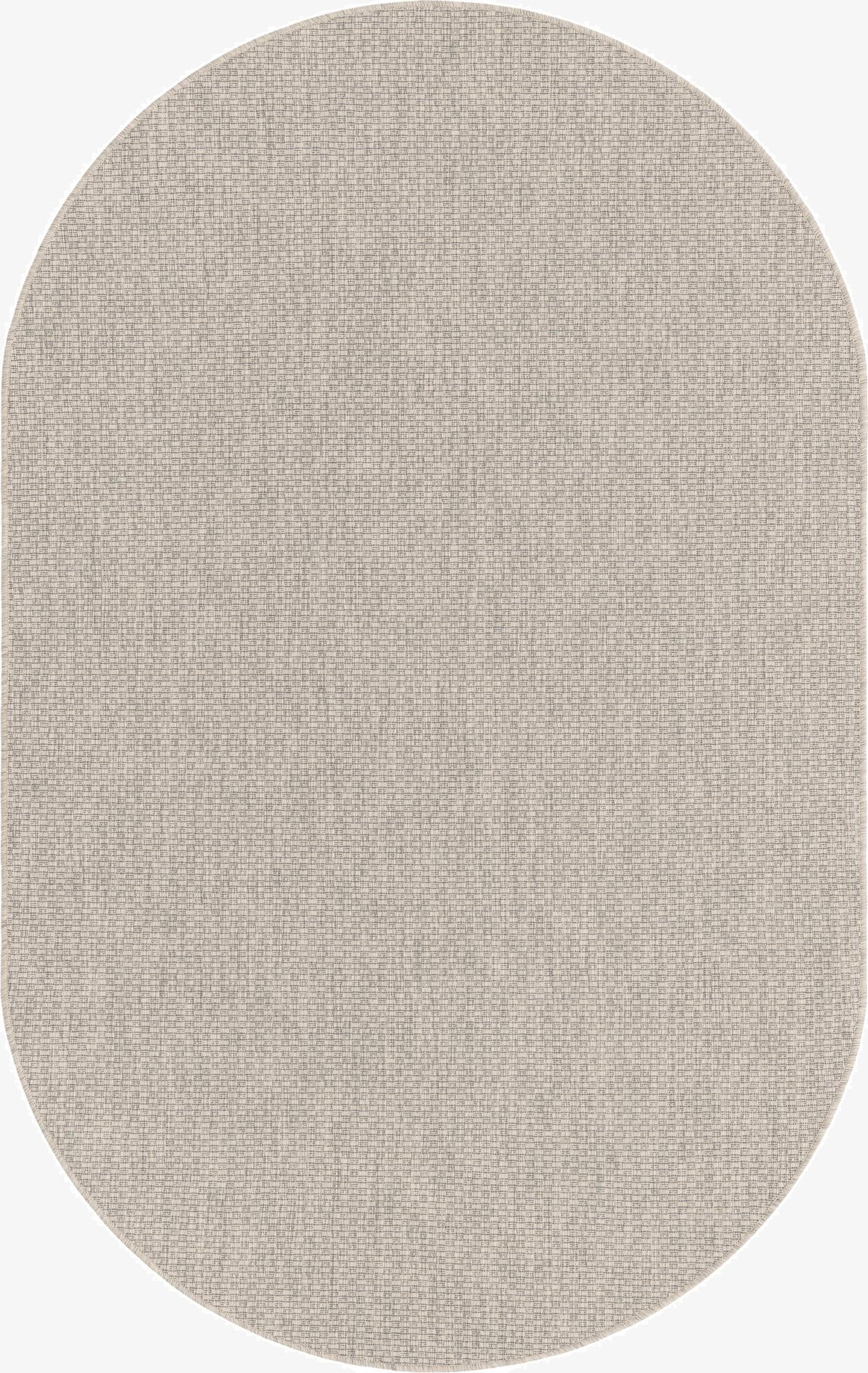 Primary image 160cm x 245cm  Washable Solid Indoor / Outdoor Oval Rug