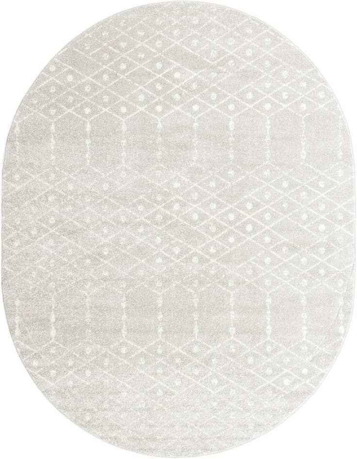 Detail image of 7' 10 x 10' Paxon Trellis Oval Rug