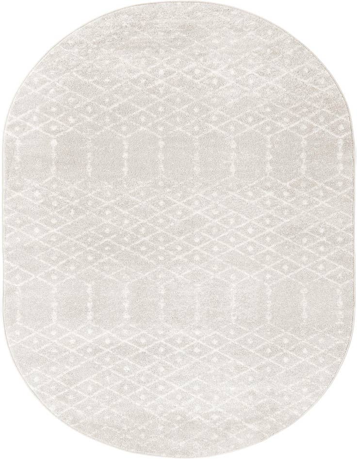 Detail image of 5' 3 x 8' Paxon Trellis Oval Rug
