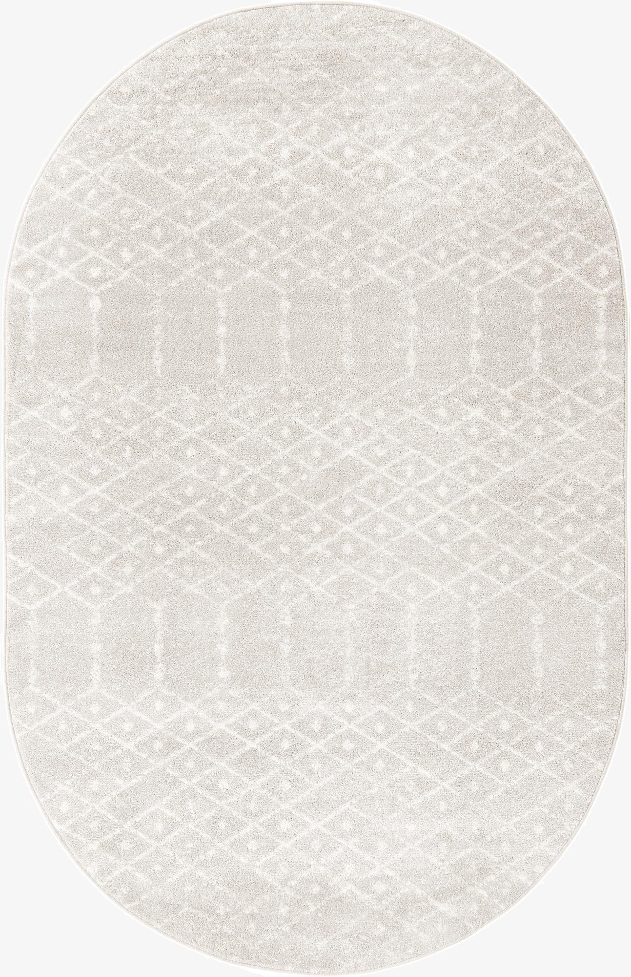 Primary image 5' 3 x 8' Paxon Trellis Oval Rug