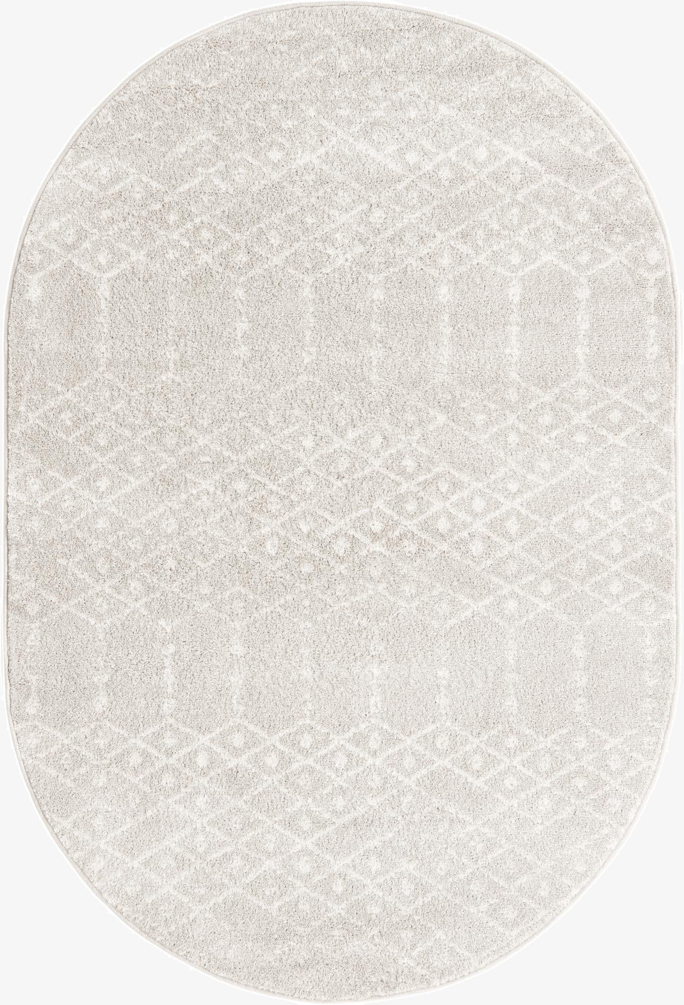 4' x 6' Paxon Trellis Oval Rug