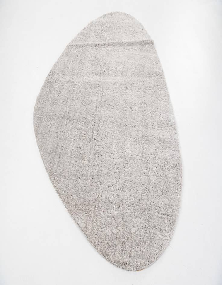 Detail image of 5' 2 x 7' 8 Solid Shag Oval Rug
