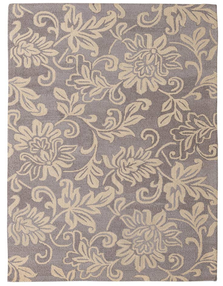 Detail image of 5' x 8' Agra Wool Rug