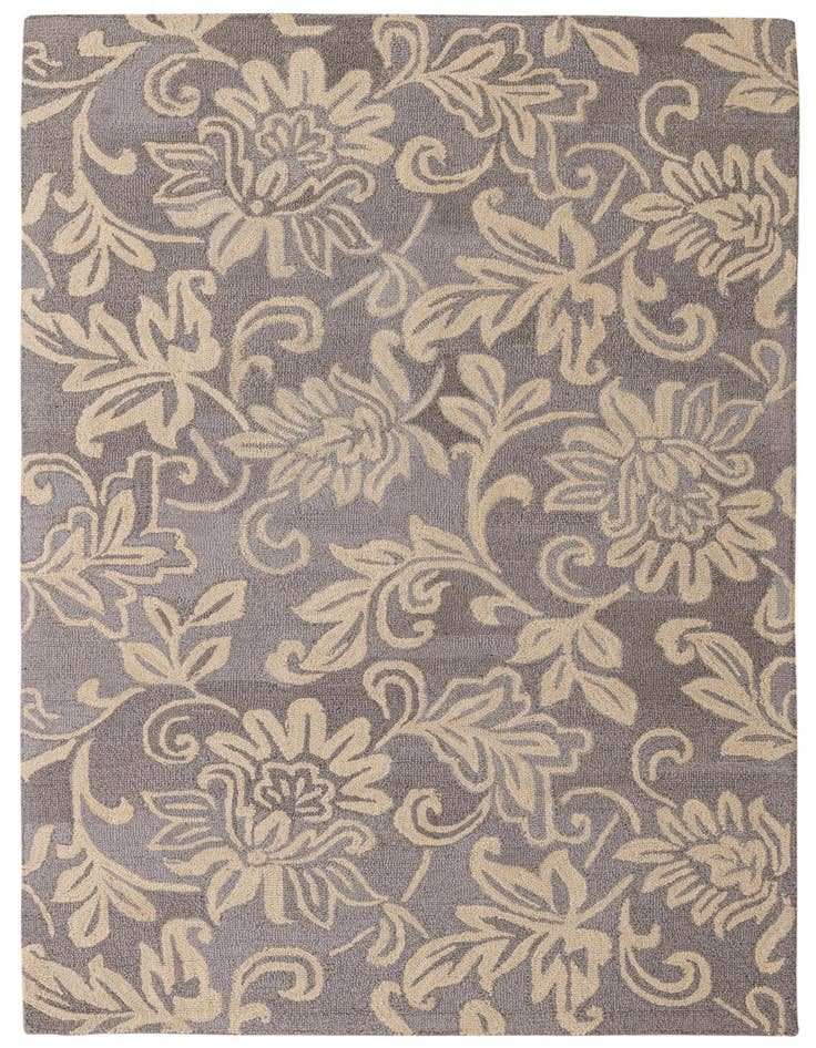 Detail image of 5' x 8' Agra Wool Rug