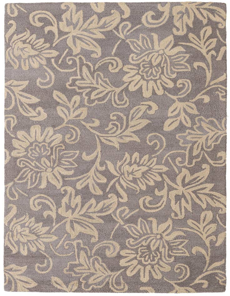 Detail image of 5' x 8' Agra Wool Rug