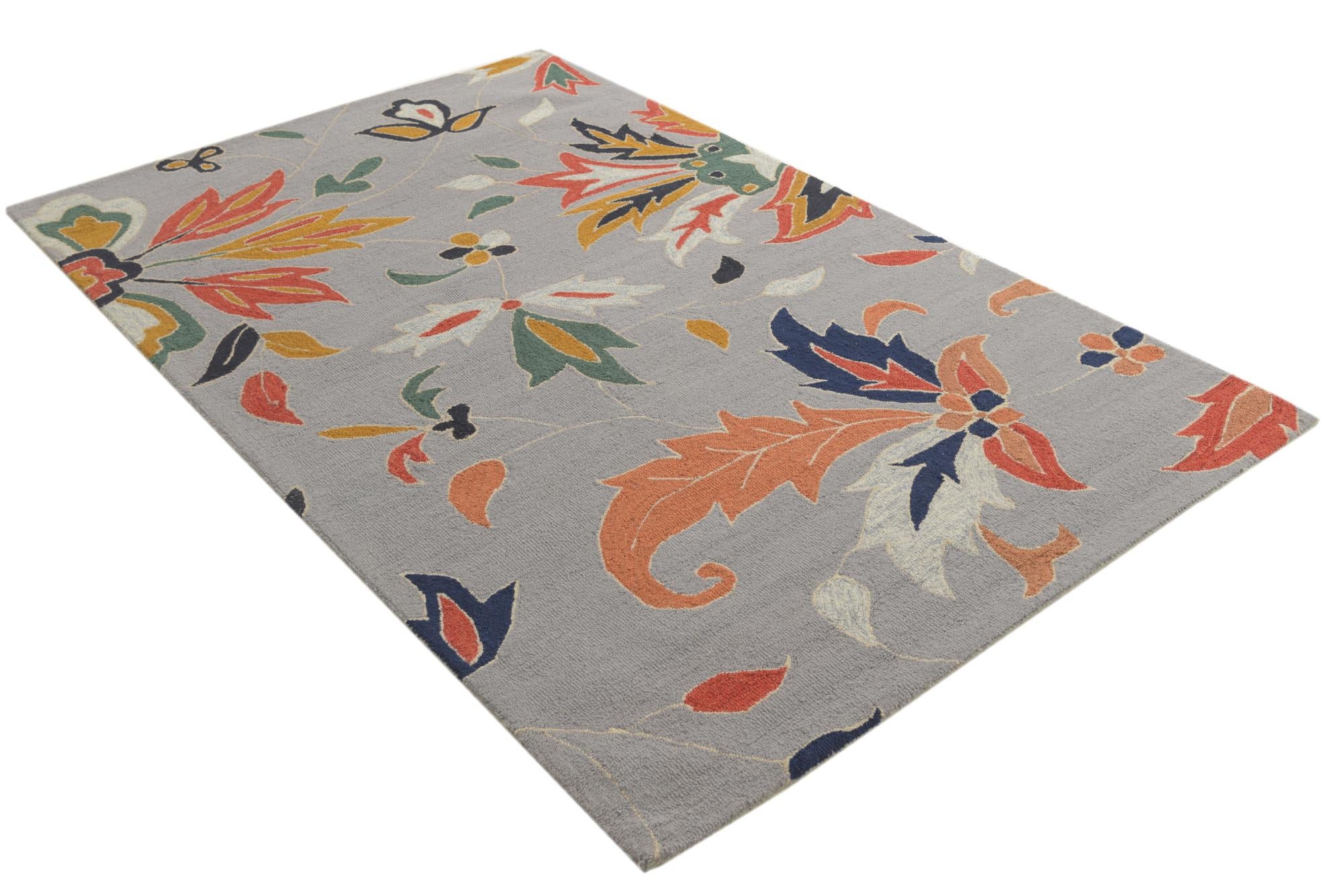 5' x 8' Agra Wool Rug