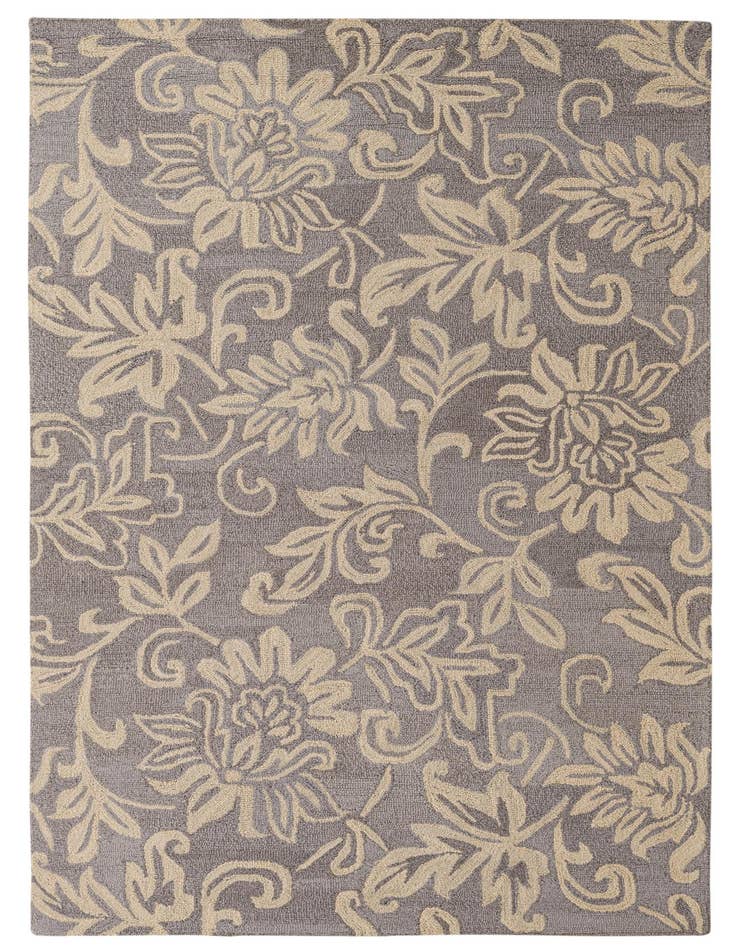 Detail image of 5' x 8' Agra Wool Rug