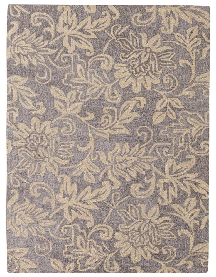 Detail image of 5' x 8' Agra Wool Rug