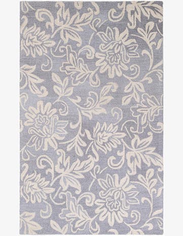 5' x 8' Agra Wool Rug