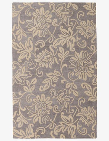 5' x 8' Agra Wool Rug