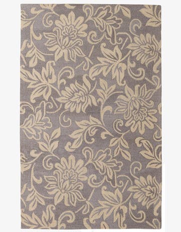 5' x 8' Agra Wool Rug