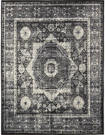 Light Gray Ankara Rug