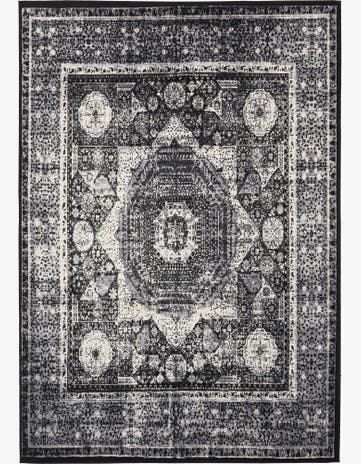 Light Gray Ankara Rug