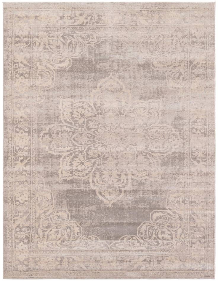 Detail image of 4' 10 x 8' Aqua Rug