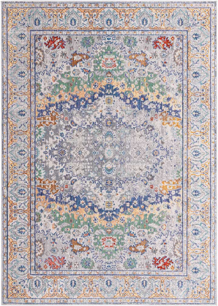 6' x 9' Aqua Rug