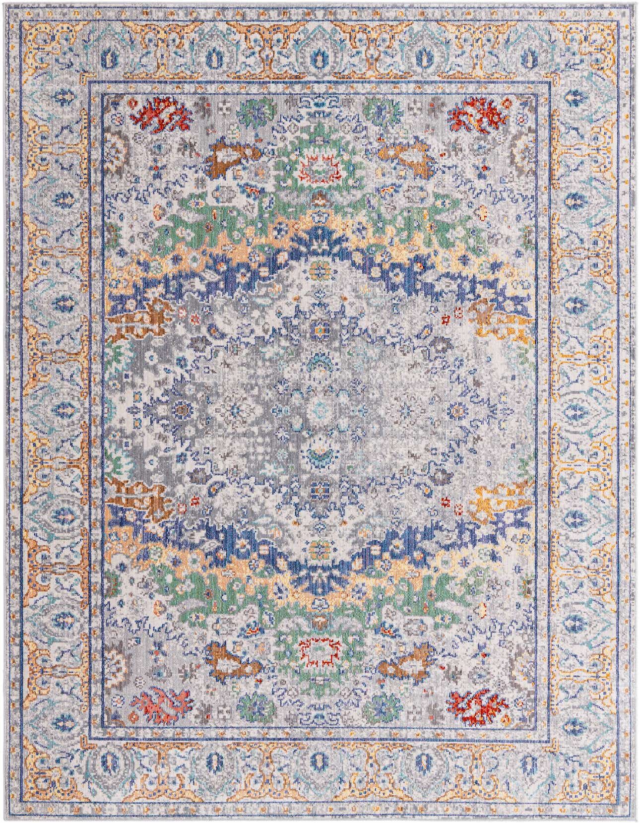 6' x 9' Aqua Rug
